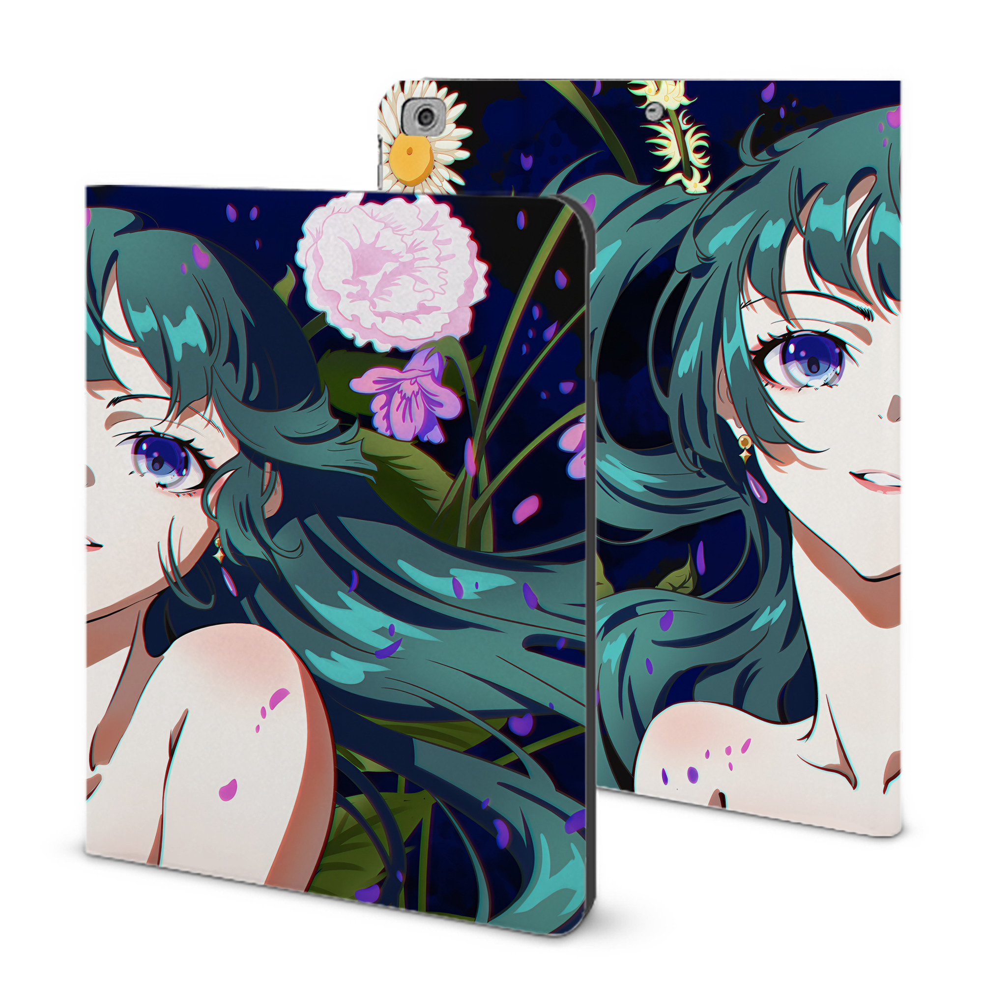 （画像用） 薬屋のひとりごと The Apothecary Diaries IPad ケース ブック型 PUレザー TPU 耐衝撃 軽量 薄型 ペン収納なし 全面保護 IPad 各モデル対応